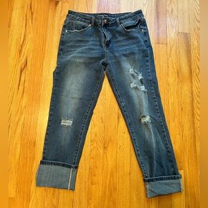 NWOT Flamingo Low Waist Denim Capris